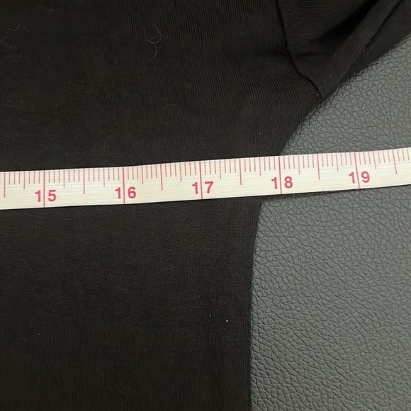 Amazon Daily Ritual Ladies Black Mock Neck Long Sleeve Tissue T Shirt Size Small - Picture 5 of 8